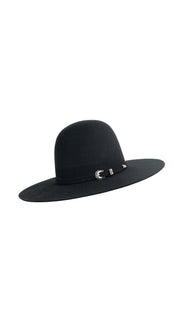 Rock'em 4X Black Kids Open Crown Felt Cowboy Hat