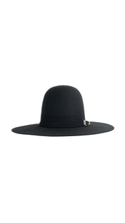 Rock'em 4X Black Kids Open Crown Felt Cowboy Hat