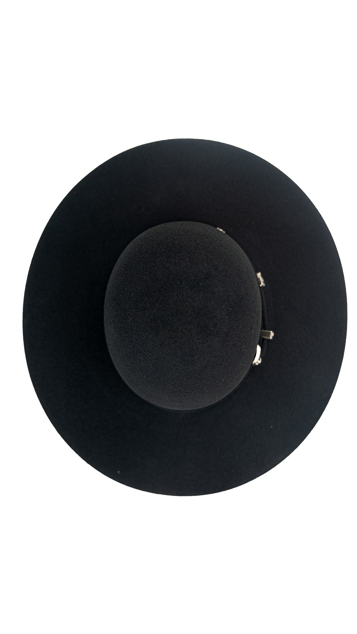 Rock'em 4X Black Kids Open Crown Felt Cowboy Hat