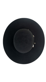 Rock'em 4X Black Kids Open Crown Felt Cowboy Hat