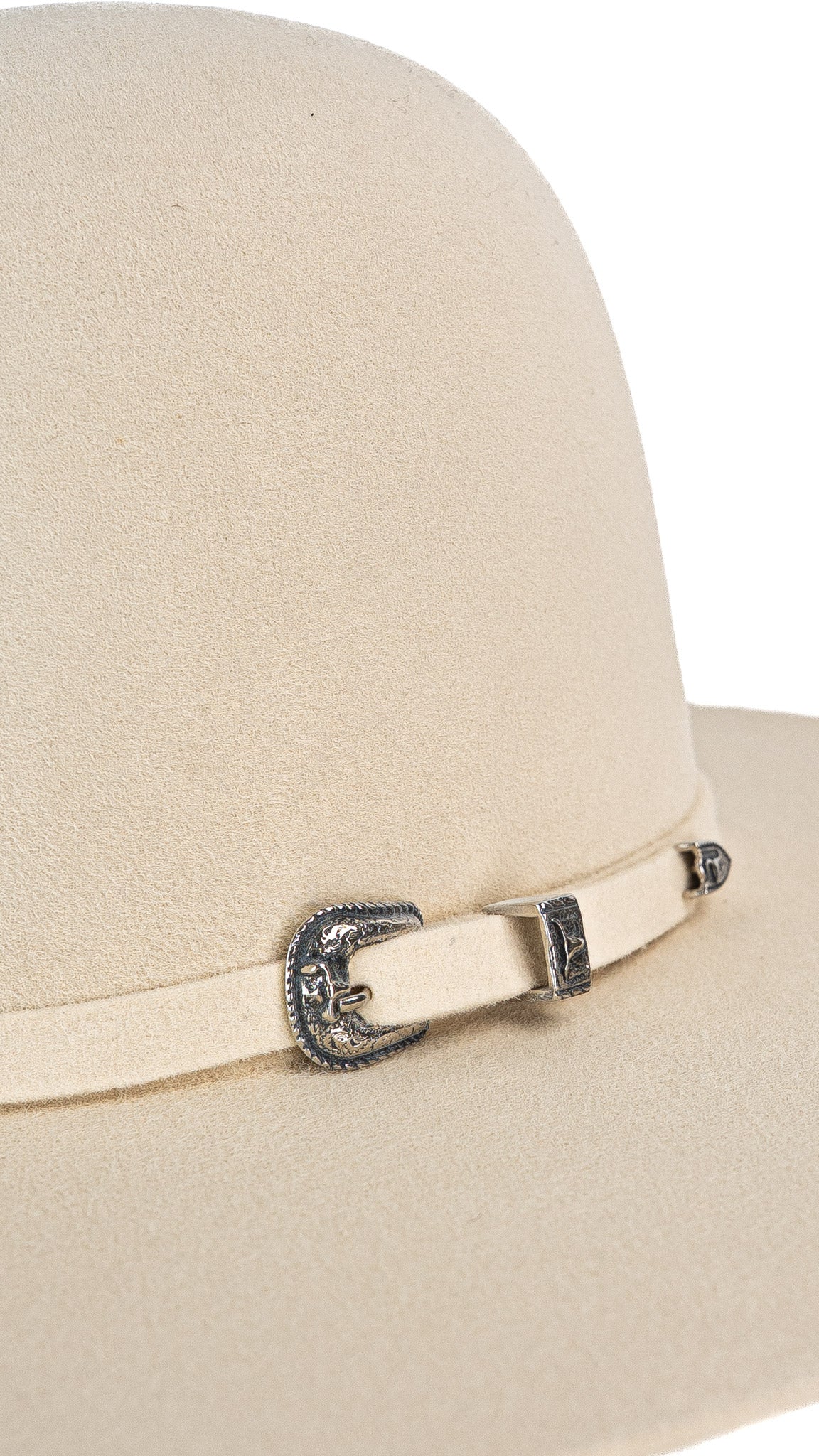 Rock'em 4X Bone Kids Open Crown Felt Cowboy Hat