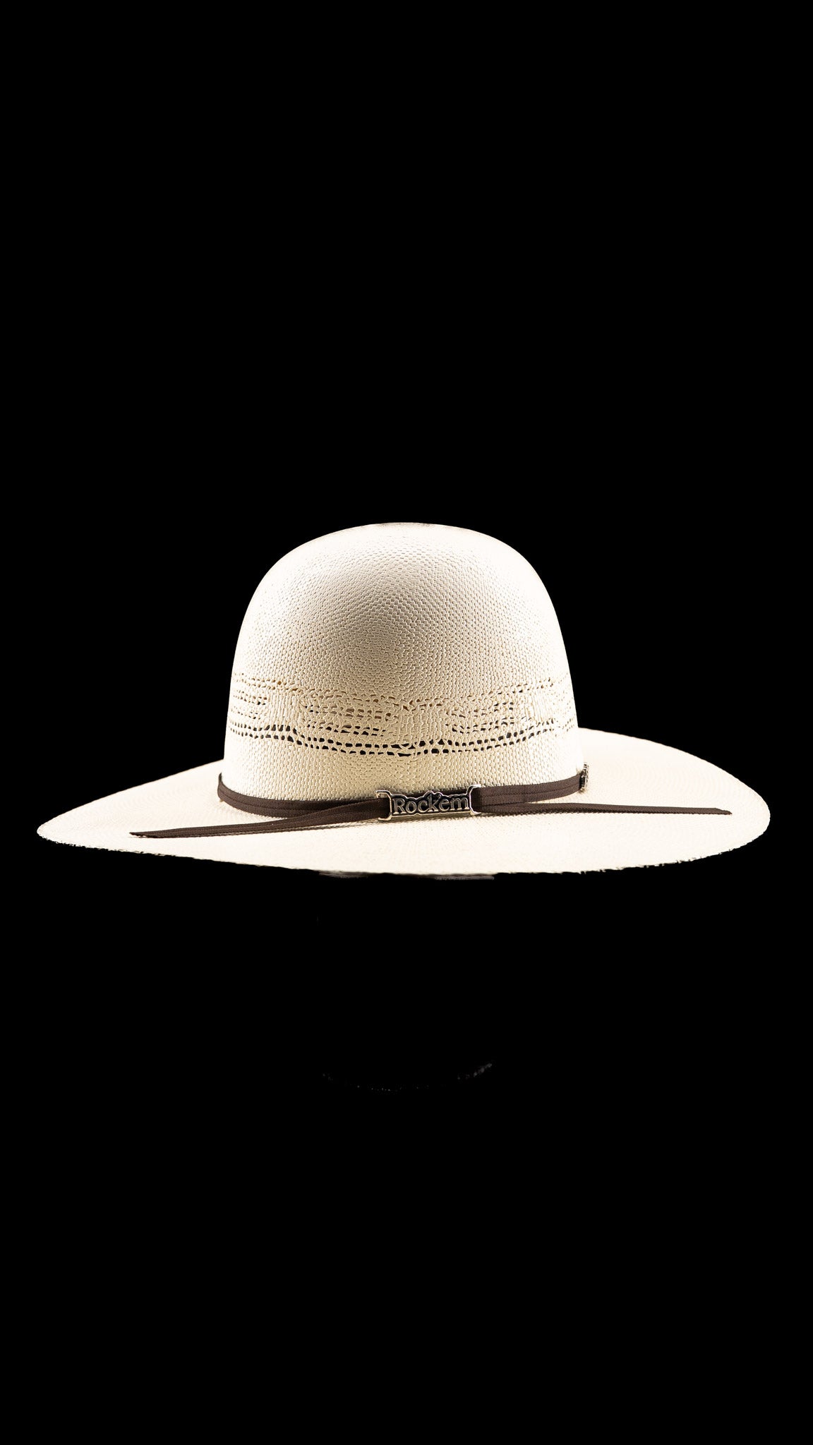 Rock'em 10X James Kids Open Crown Straw Hat