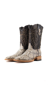 Bruce Python Square Toe Cowboy Boot