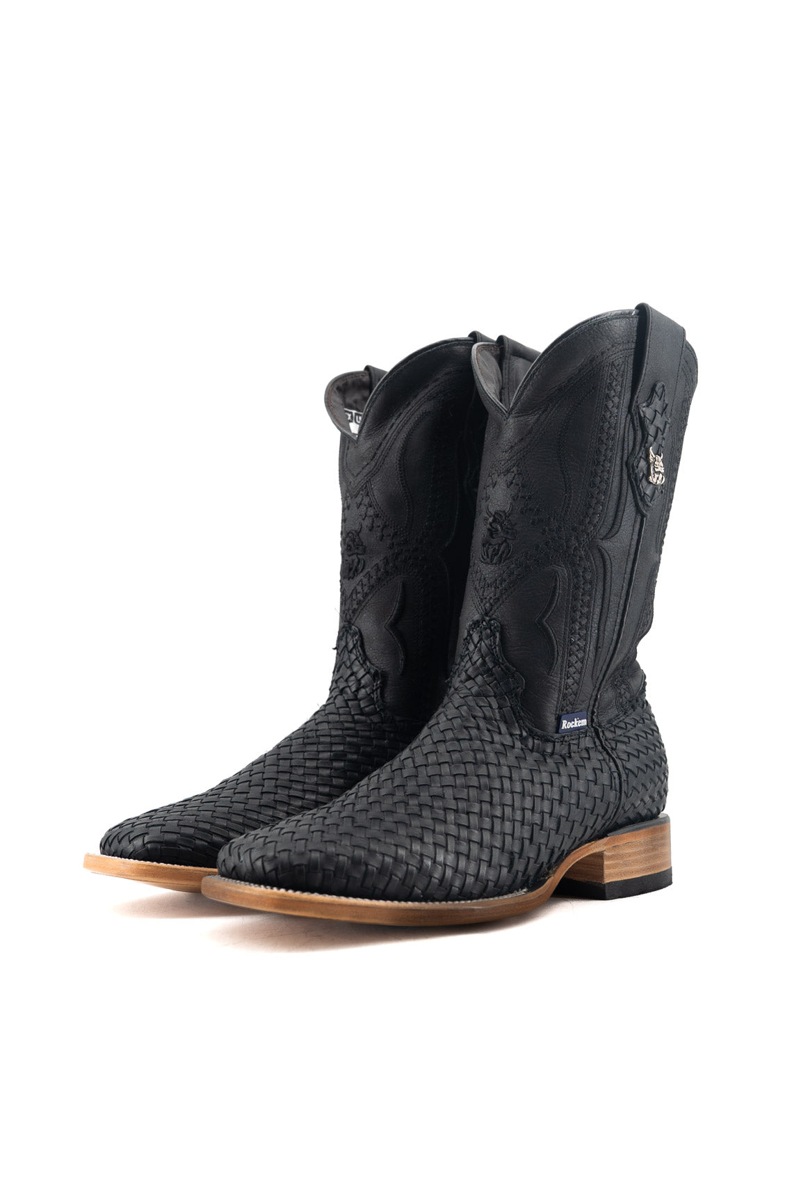 Woven Renegade Square Toe Cowboy Boot