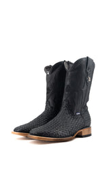 Woven Renegade Square Toe Cowboy Boot