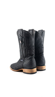 Woven Renegade Square Toe Cowboy Boot