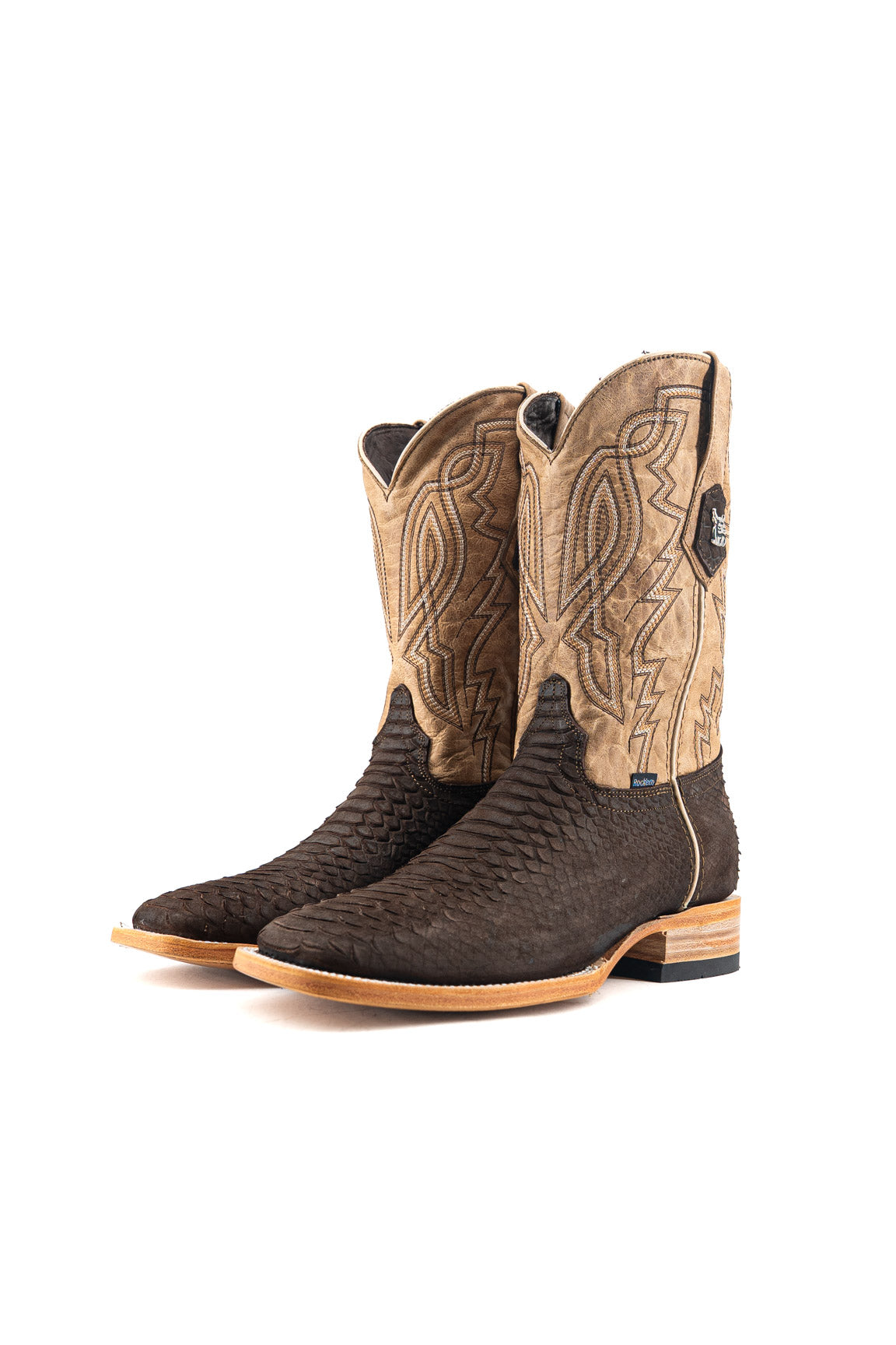 Renegate Python Square Toe Cowboy Boot