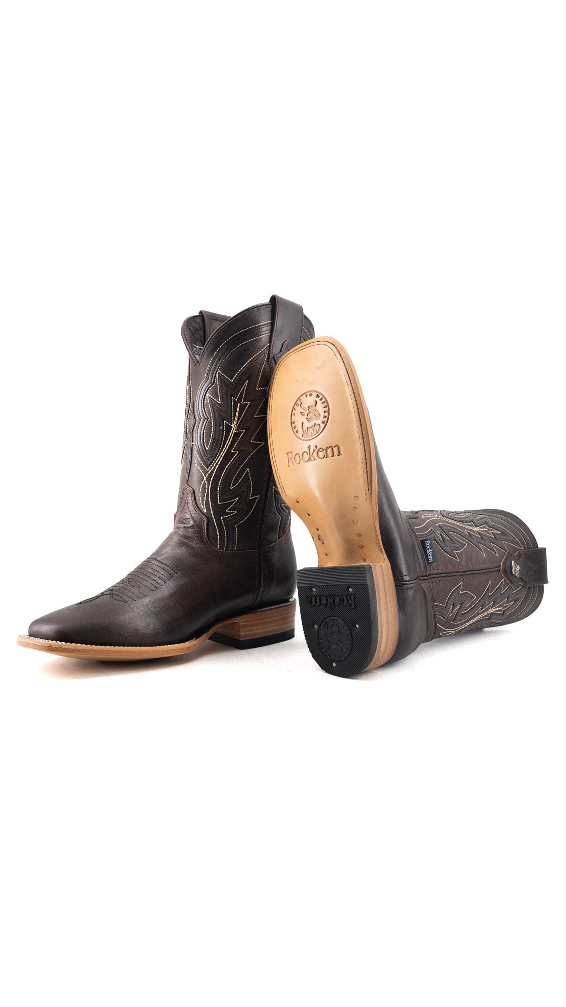 Jimmie Square Toe Cowboy Boot