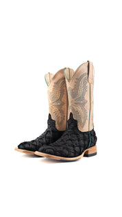 Macie Bean Pirarucu Square Toe Cowgirl Boot