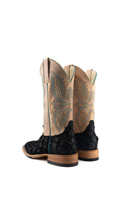 Macie Bean Pirarucu Square Toe Cowgirl Boot