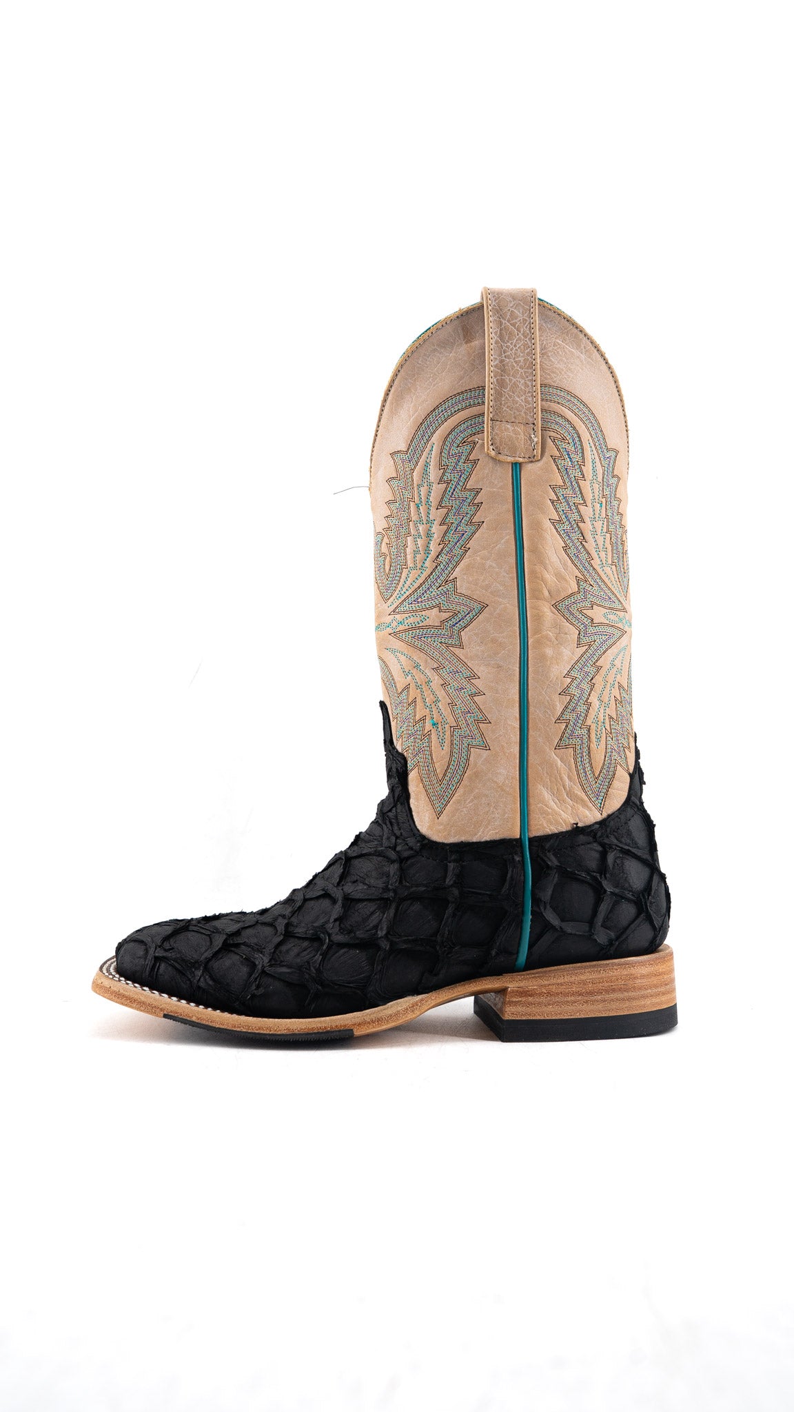 Macie Bean Pirarucu Square Toe Cowgirl Boot