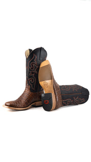 Horse Power Caiman Exotic Square Toe Cowboy Boot