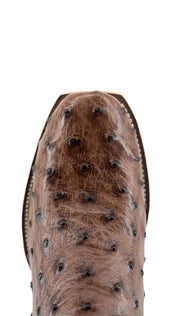 Horse Power Exotic Ostrich Cutter Toe Cowboy Boot