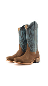 Horse Power Justin Suede Cutter Toe Cowboy Boot