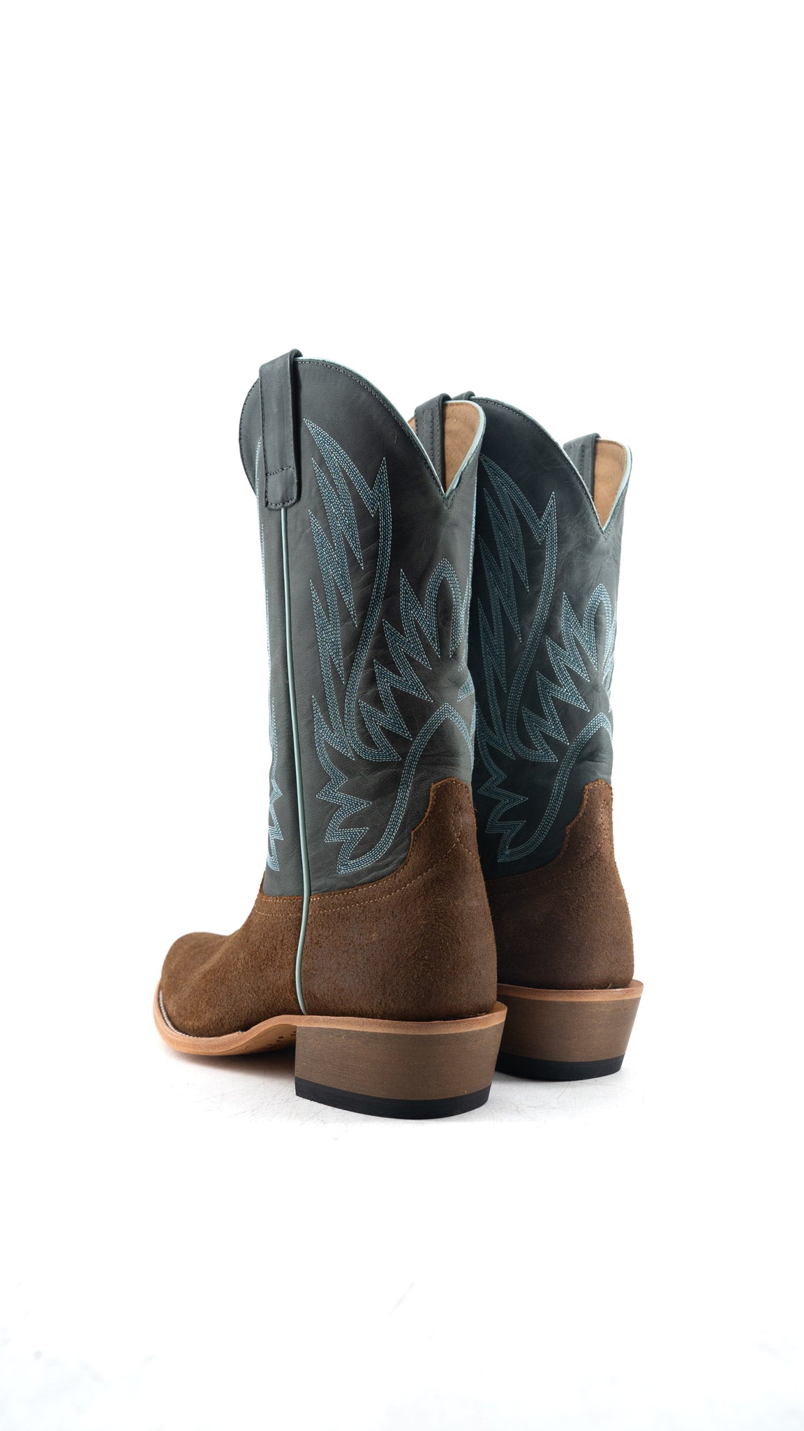 Horse Power Justin Suede Cutter Toe Cowboy Boot