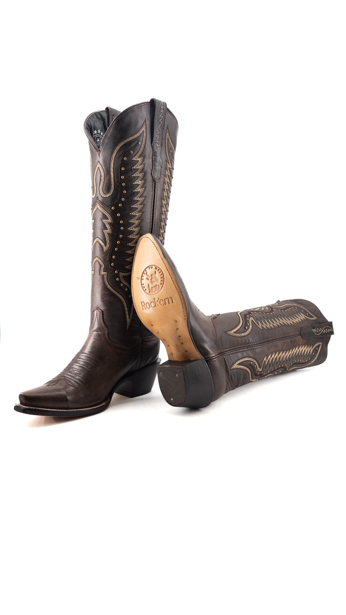 Sophia Tall Snip Toe Cowgirl Boot FINAL SALE