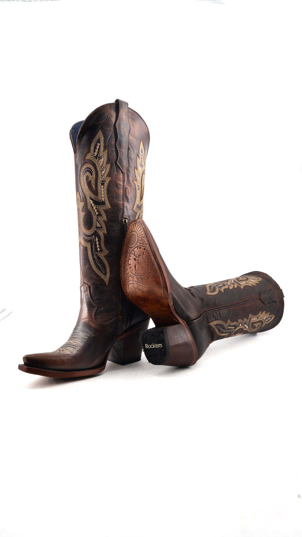 Alessia Tall Snip Toe Cowgirl Boot
