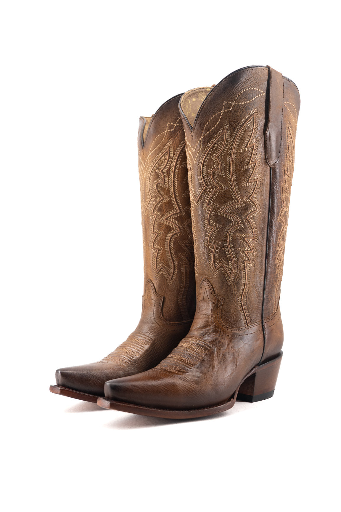 Alexia Midi Wide Calf Snip Toe Cowgirl Boot