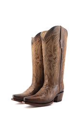 Alexia Midi Wide Calf Snip Toe Cowgirl Boot