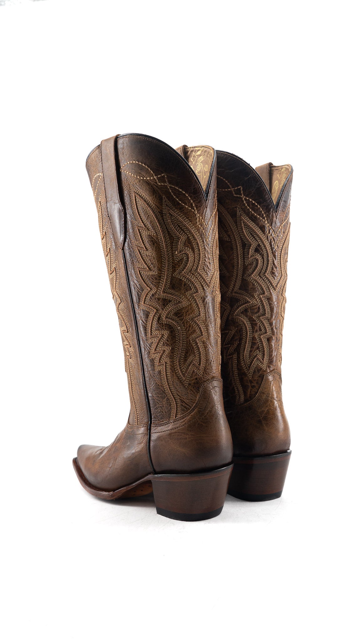 Alexia Midi Wide Calf Snip Toe Cowgirl Boot