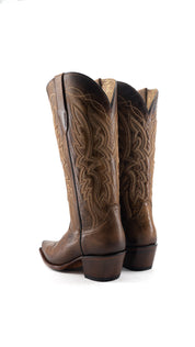 Alexia Midi Wide Calf Snip Toe Cowgirl Boot