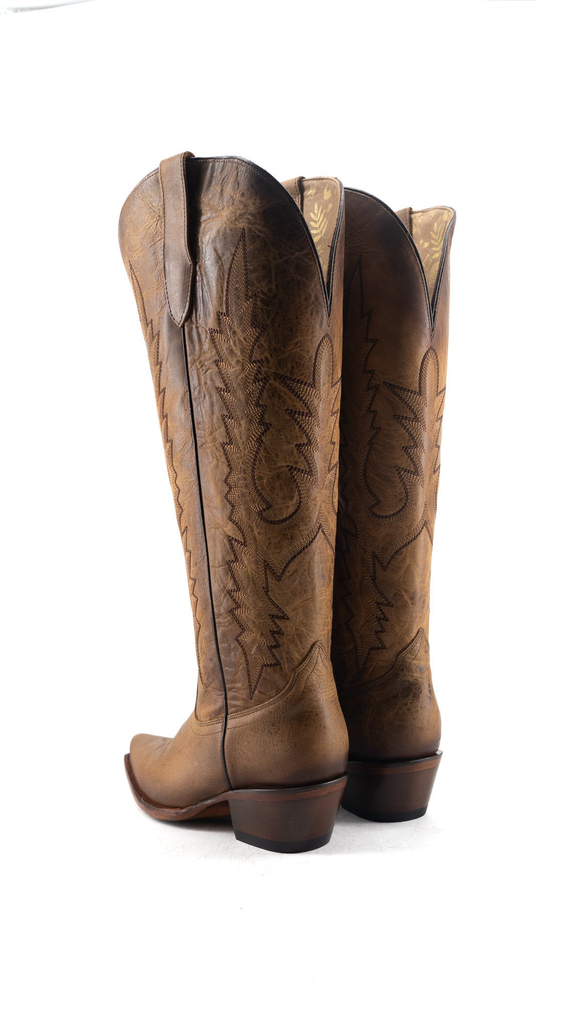Scarlett Tall Wide Calf Snip Toe Cowgirl Boot