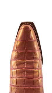 Rory Belly Caiman Midi Snip Toe Cowgirl Boot