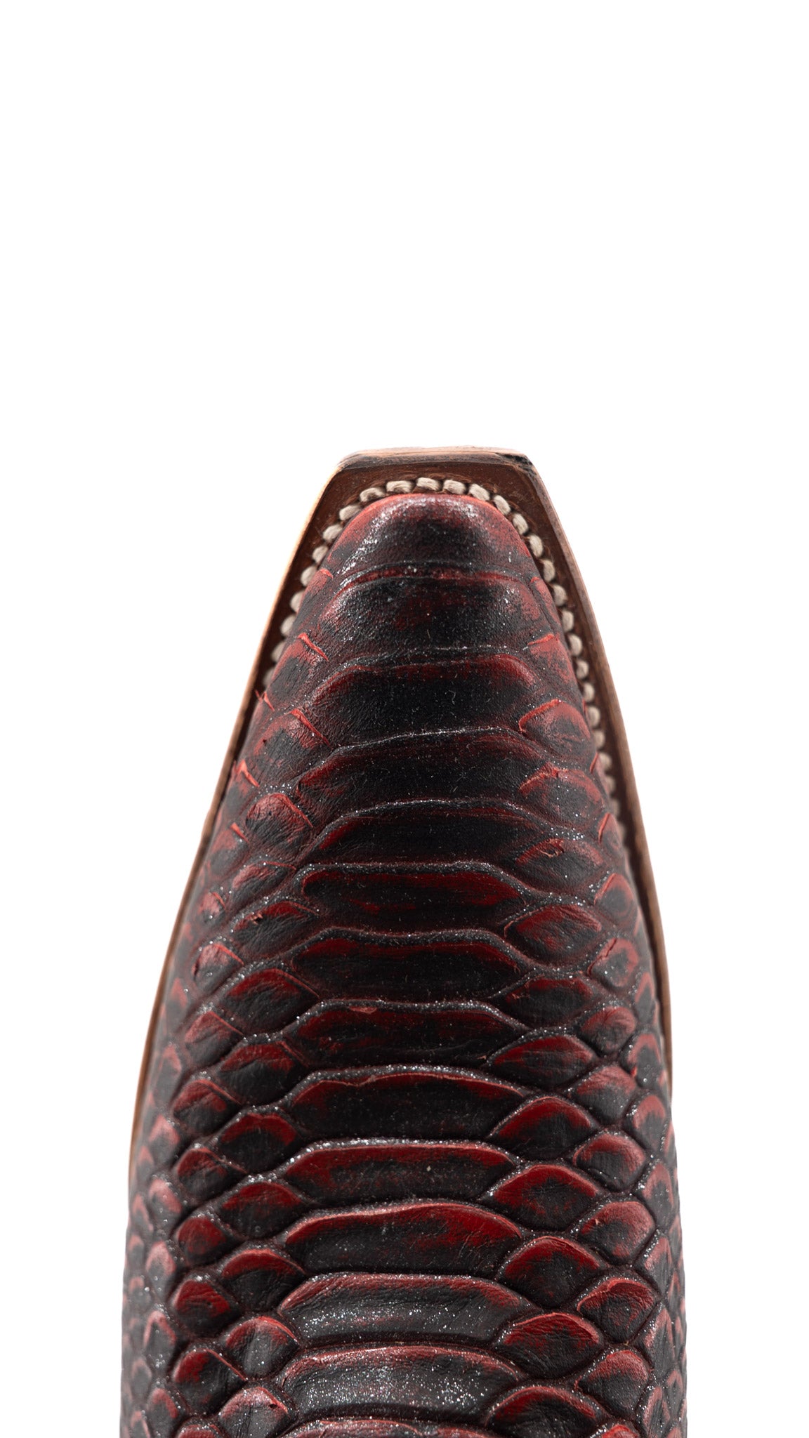 Chloe Python Midi Snip Toe Cowgirl Boot