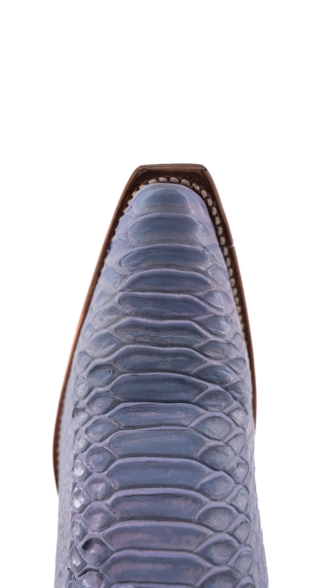 Chloe Python Midi Snip Toe Cowgirl Boot