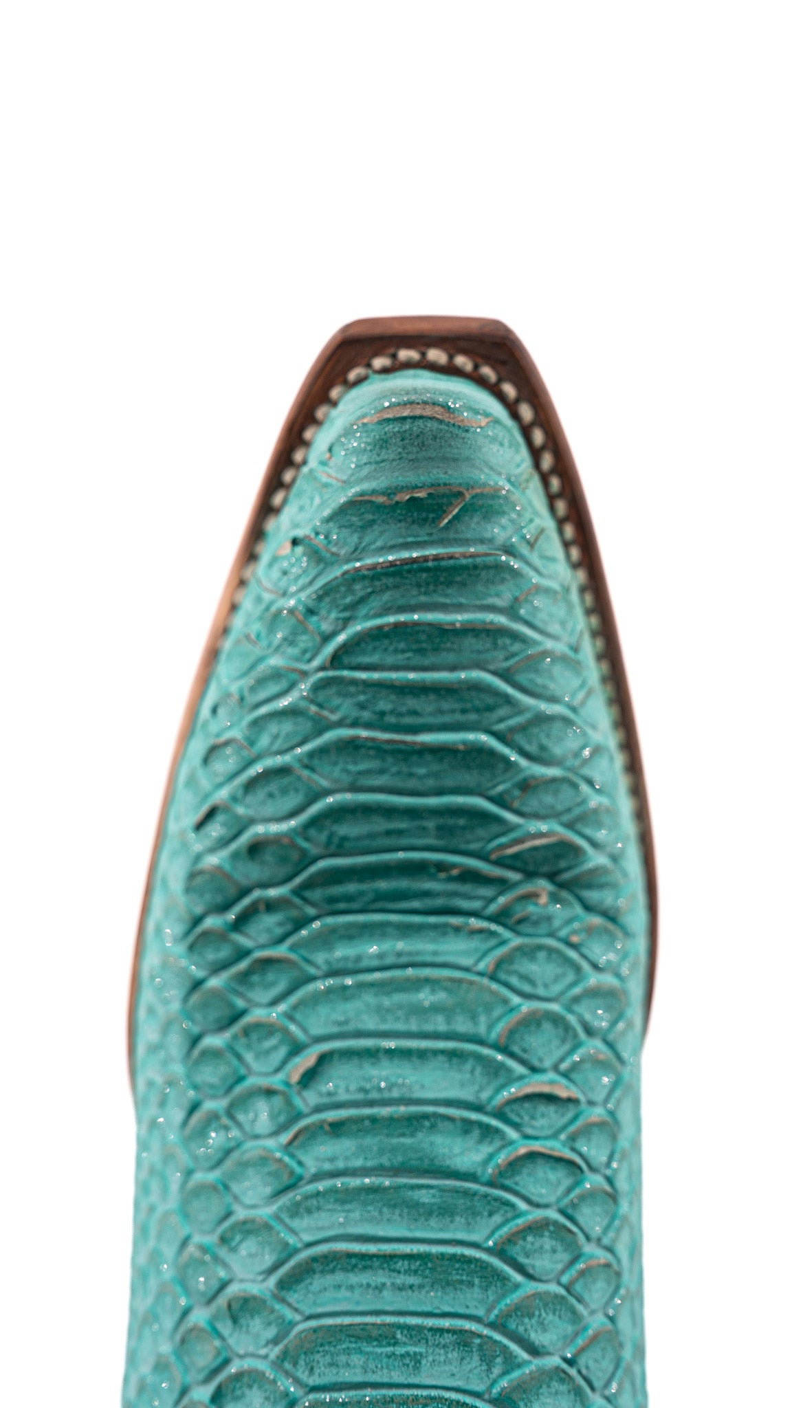 Chloe Python Midi Snip Toe Cowgirl Boot