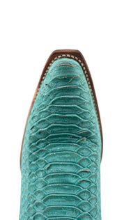 Chloe Python Midi Snip Toe Cowgirl Boot