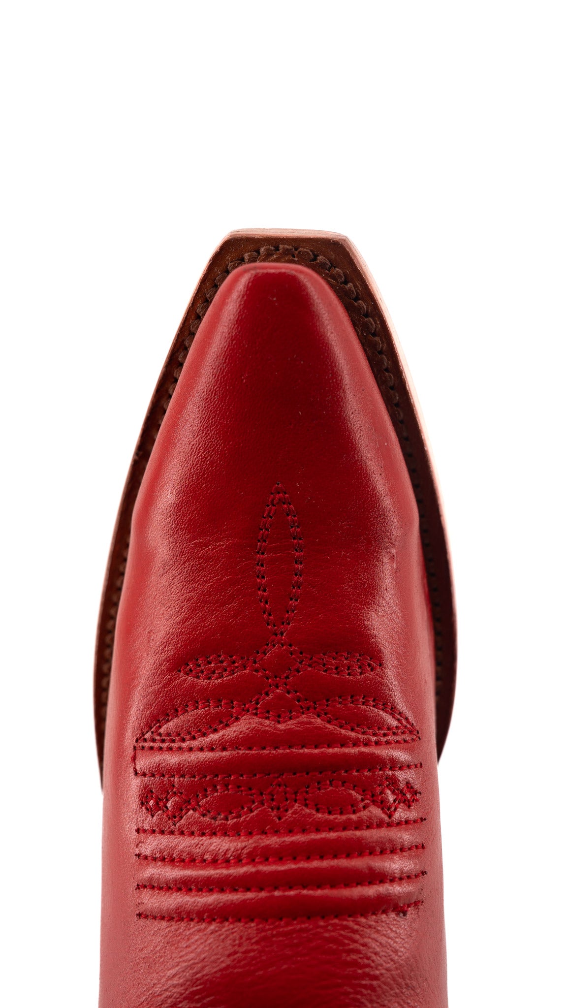 Katelyn Tall Red Bottom Snip Toe Cowgirl Boot