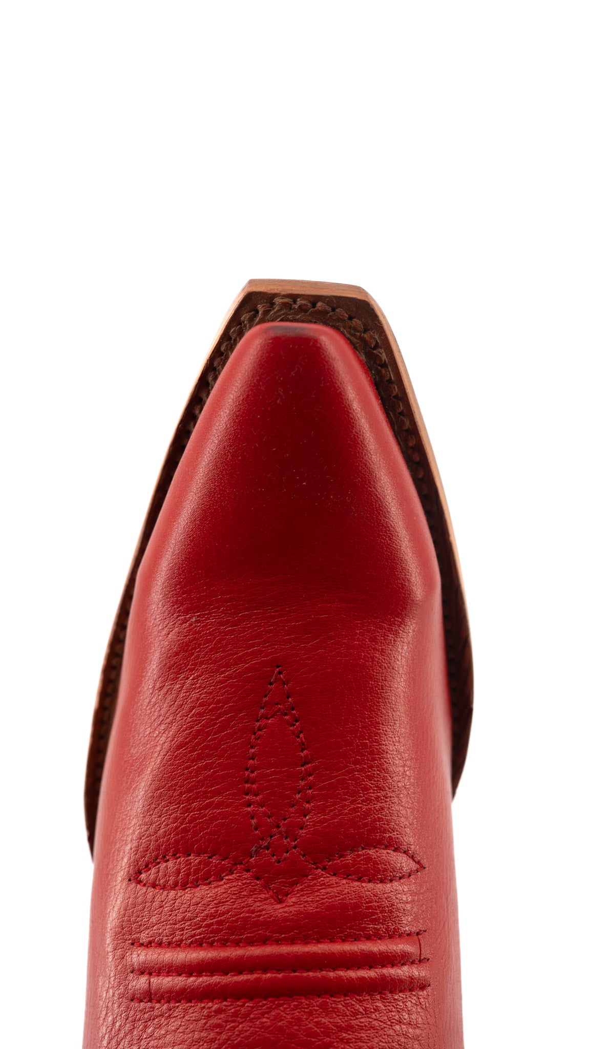 Zamara Tall Red Bottom Snip Toe Cowgirl Boot