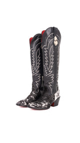 Bianca Tall Red Bottom Cowhide Snip Toe Cowgirl Boot Size 5 Box TW2