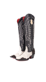 Bianca Tall Red Bottom Cowhide Snip Toe Cowgirl Boot Size 6.5 Box TW4