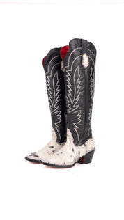 Bianca Tall Red Bottom Cowhide Snip Toe Cowgirl Boot Size 7 Box TW5