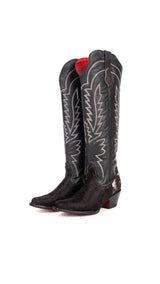 Bianca Tall Red Bottom Cowhide Snip Toe Cowgirl Boot Size 8 Box TW8