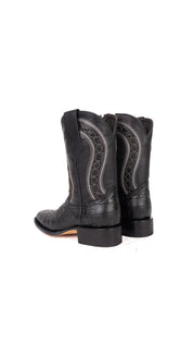 Delson Belly Rodeo Toe Cowboy Boot