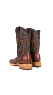 Bruce Belly Caiman Square Toe Cowboy Boot