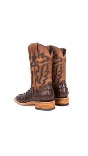 Bruce Caiman Tail Square Toe Cowboy Boot