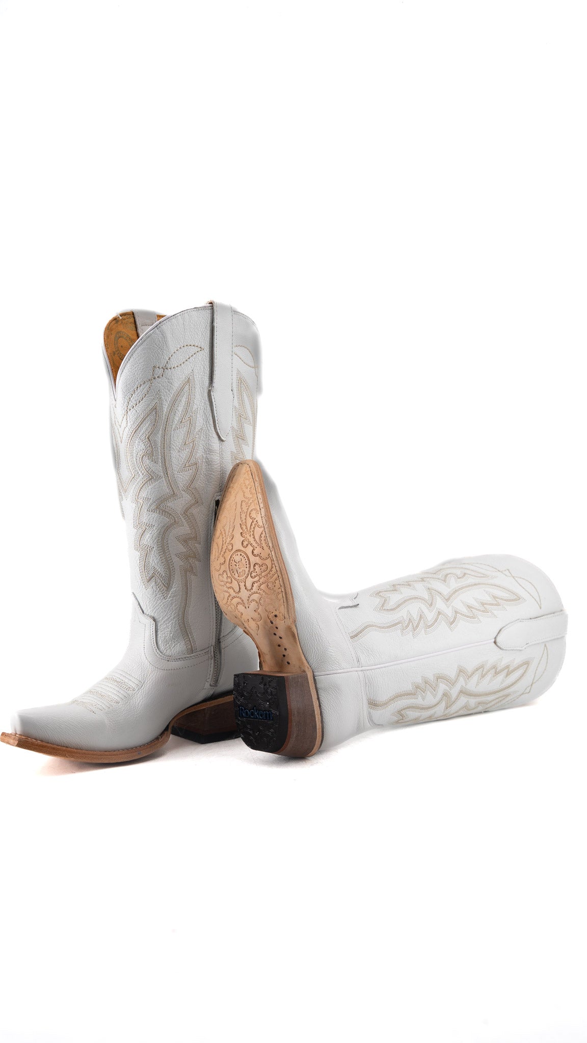 Alexia Midi Wide Calf Snip Toe Cowgirl Boot