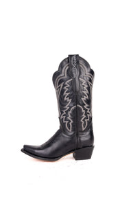 Mia Wide Calf Snip Toe Cowgirl Boot