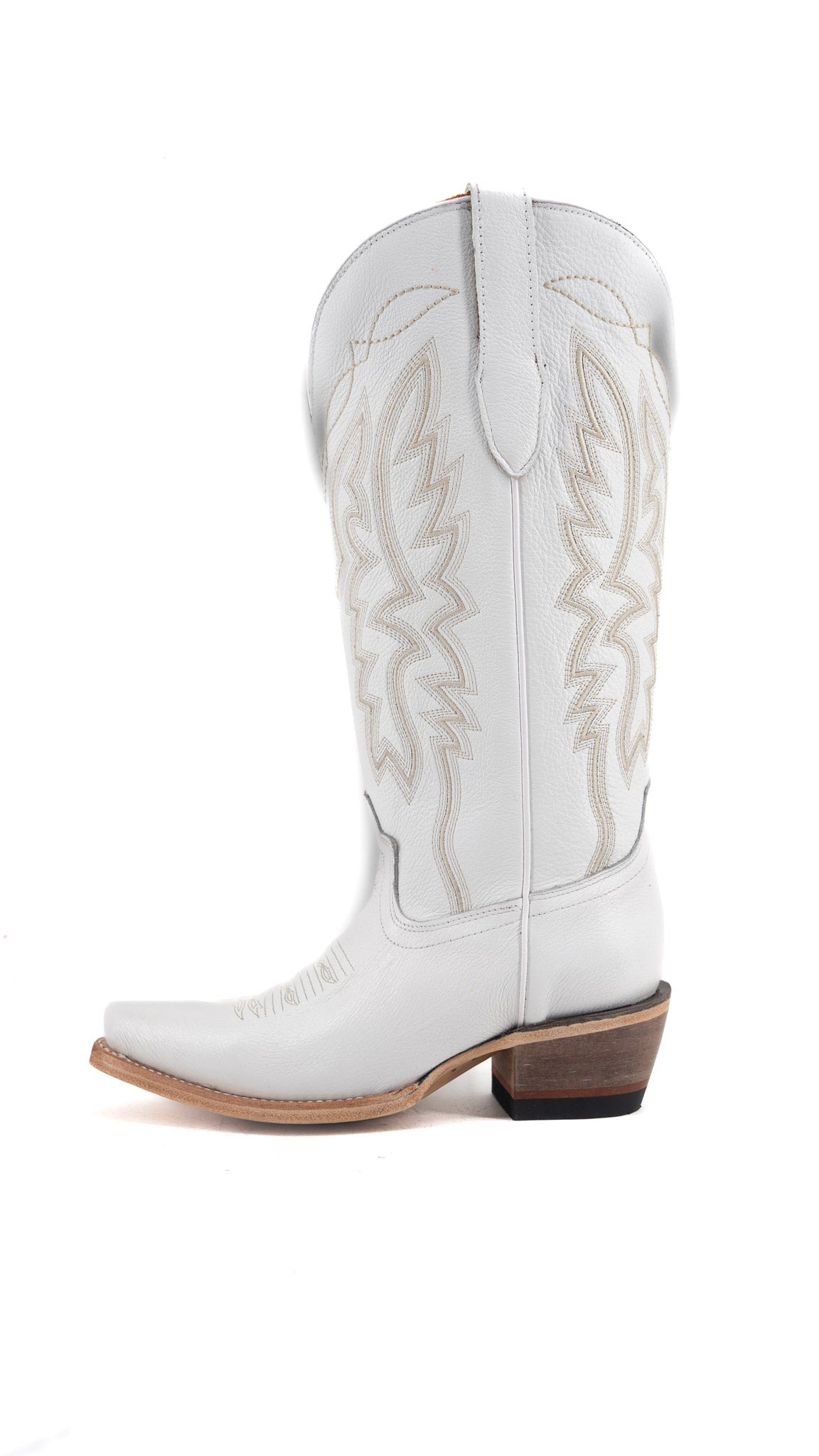 Alexia Midi Wide Calf Snip Toe Cowgirl Boot