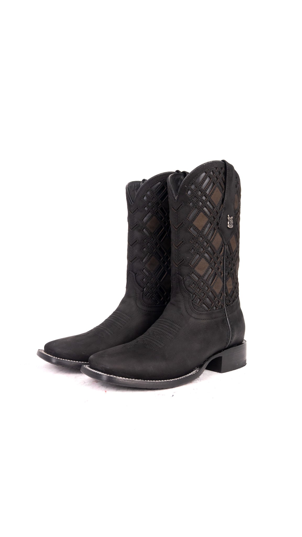 Bradley Nobuck Square Toe Cowboy Boot