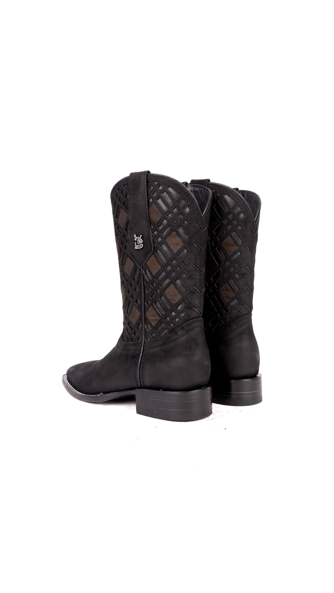Bradley Nobuck Square Toe Cowboy Boot