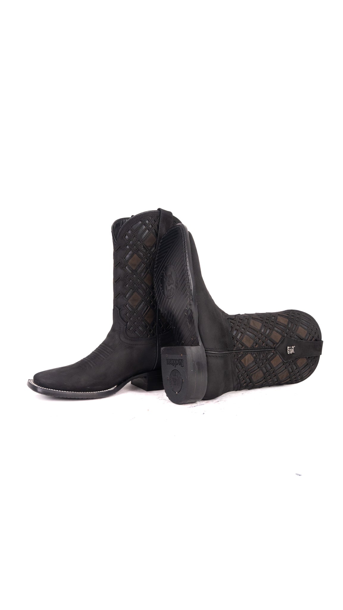 Bradley Nobuck Square Toe Cowboy Boot