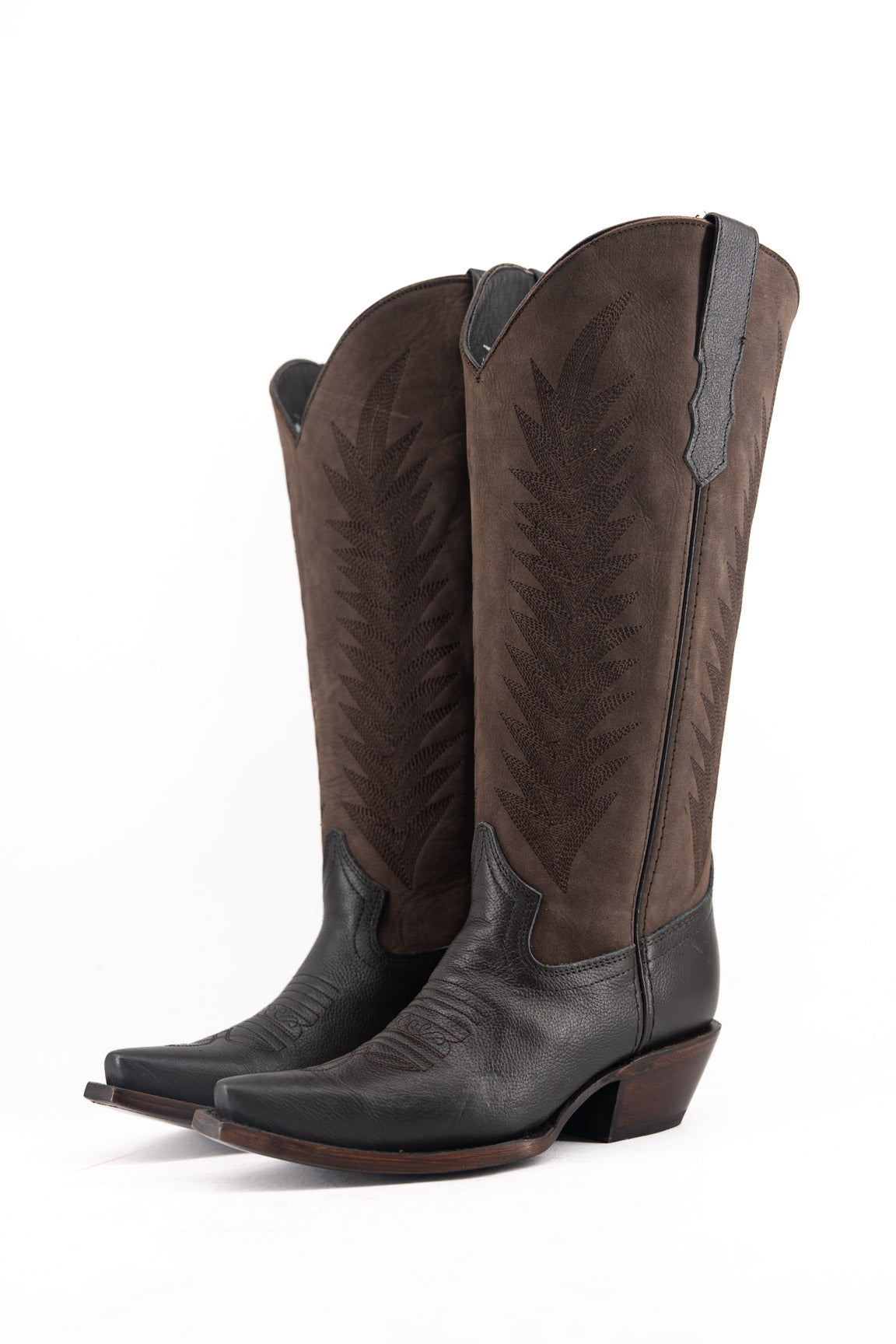 Sierra Midi Wide Calf Snip Toe Cowgirl Boot