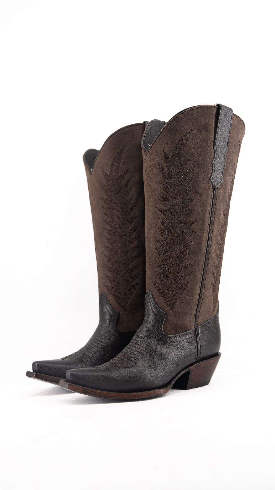 Sierra Midi Wide Calf Snip Toe Cowgirl Boot