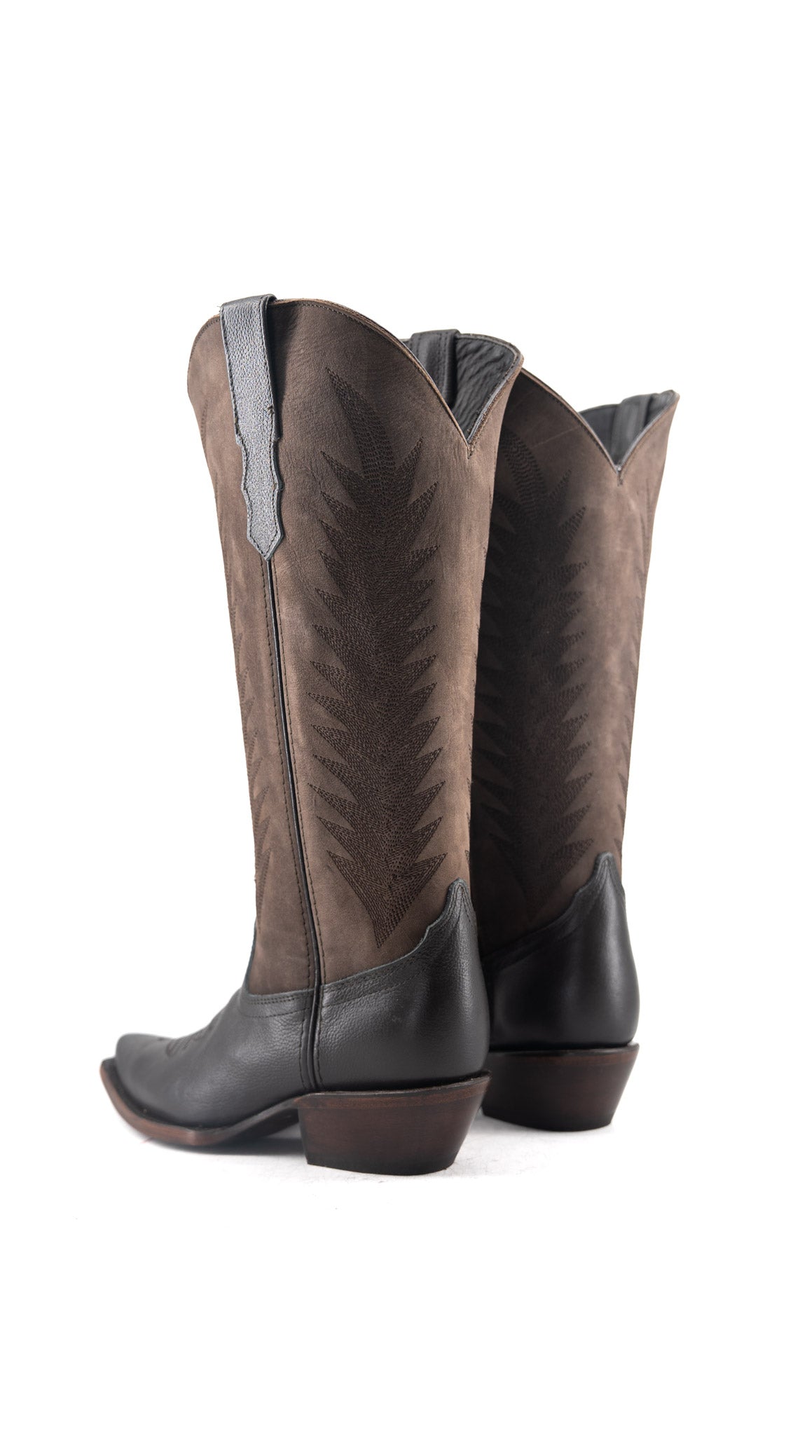 Sierra Midi Wide Calf Snip Toe Cowgirl Boot