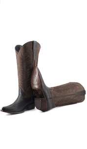 Sierra Midi Wide Calf Snip Toe Cowgirl Boot